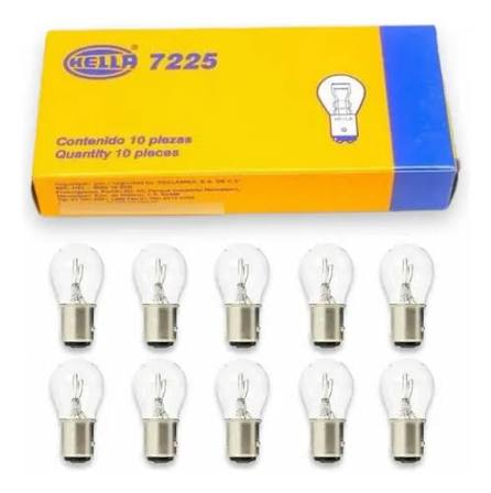 HELLA-7225 FOCO MINI 12V 21/4W P21 2 POLOS ESCUADRA